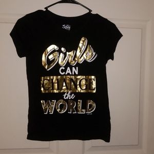 Girls Justice tee size 10
